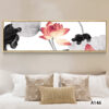 Tranh treo tường phòng khách, decor phòng ngủ -  tranh hoa sen nghệ thuật trang trí HS41